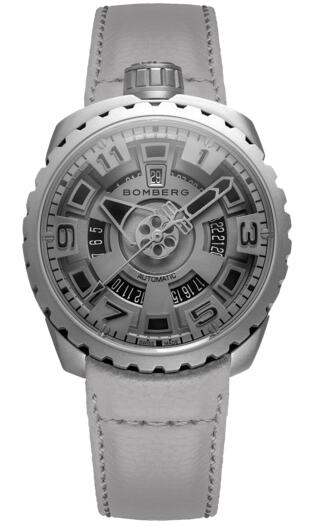 Review Bomberg Bolt-68 gray mat BS45ASS.045-6.3 self-winding watch price